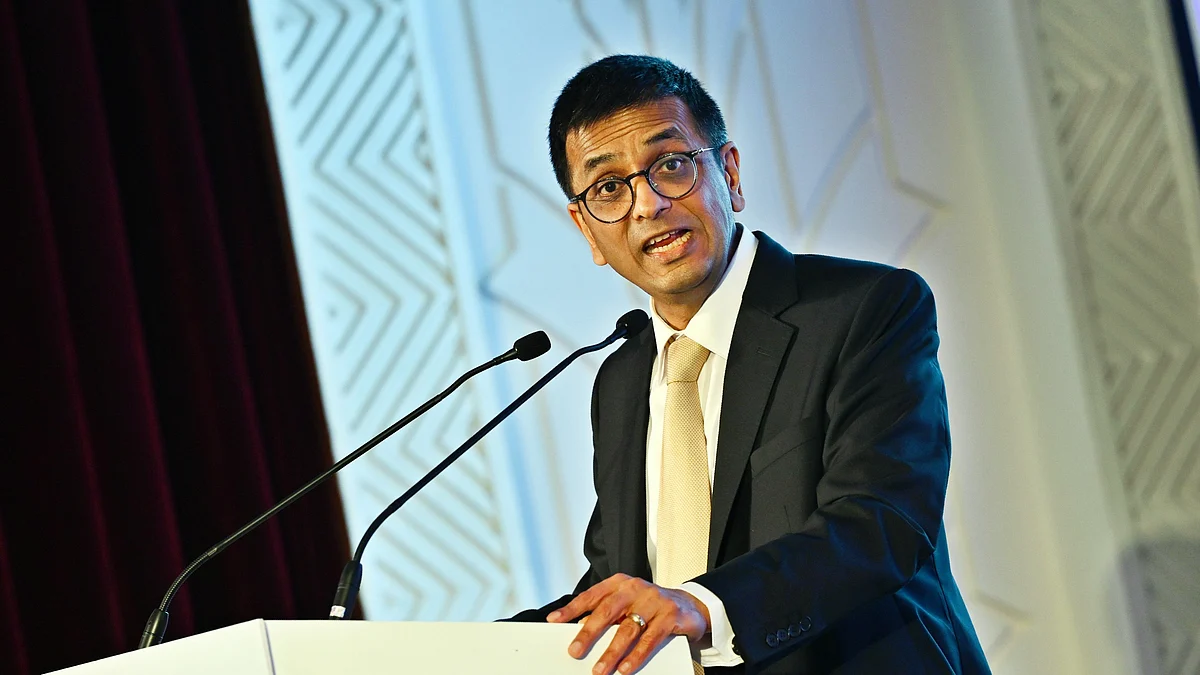 Outgoing CJI D.Y. Chandrachud (file photo)