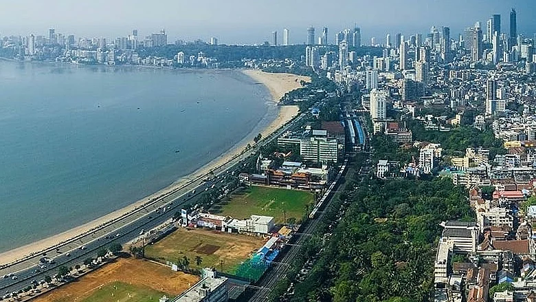 A bird's-eye view of Marine Drive