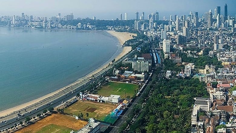 A bird's-eye view of Marine Drive