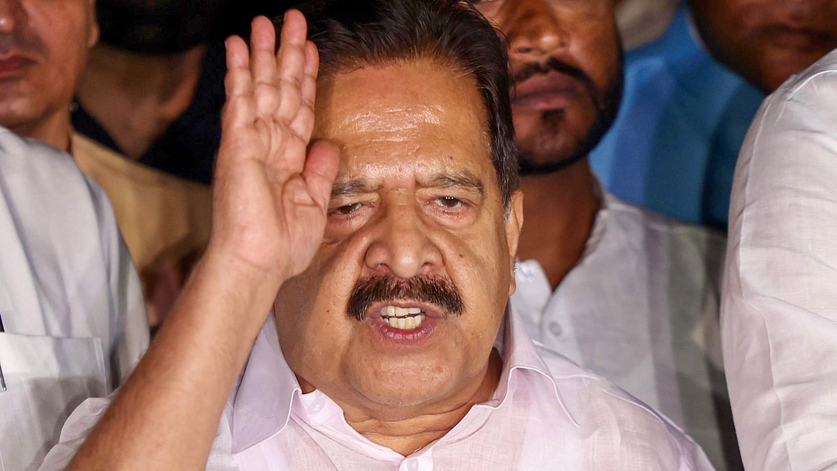 Congress leader Ramesh Chennithala in New Delhi on 25 October (photo: PTI)