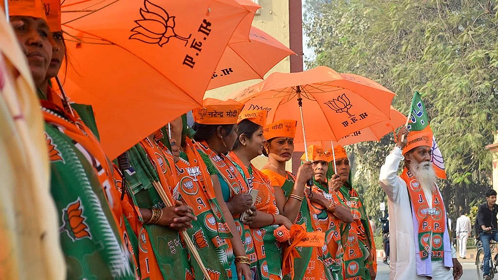 File photo of a BJP rally in Varanasi, UP