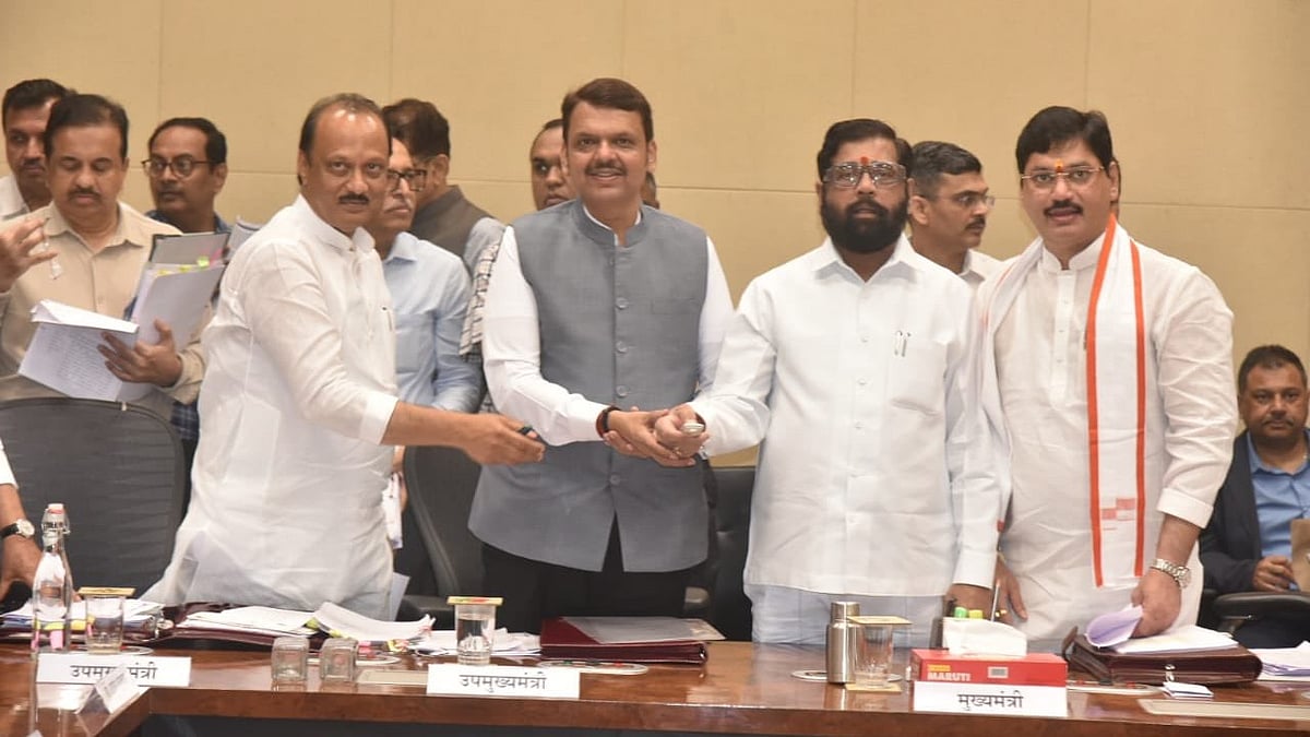 Mahayuti leaders (L-R): Ajit Pawar, CM Devendra Fadnavis, Eknath Shinde (file photo)