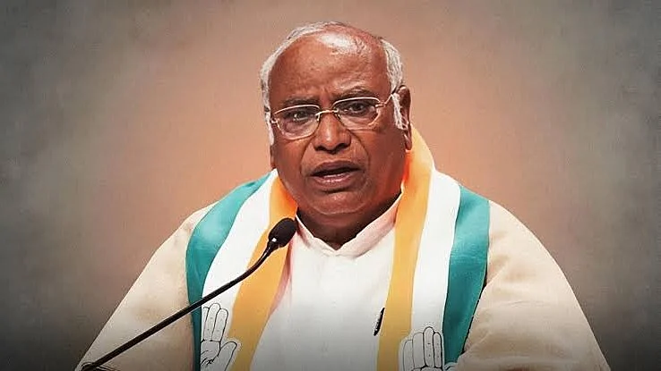 Congress president Mallikarjun Kharge (photo: @Ponnam_INC/X)