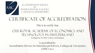Swiss International University announces accreditation from ASIC UK, a British govt-recognized institution
