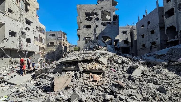 The destruction in Gaza (photo: IANS)