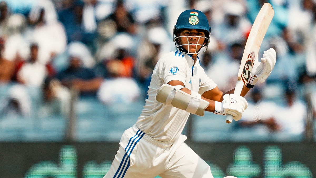Yashasvi Jaiswal in action (photo: PTI)