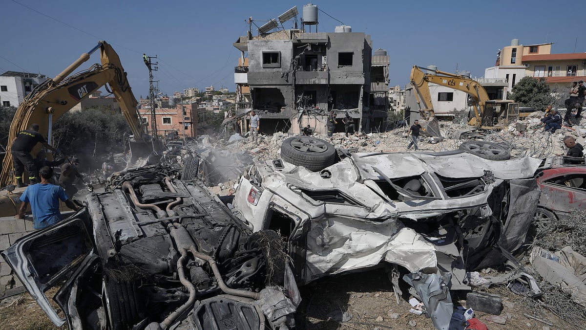 Damage in South Lebanon caused by the Israel-Hezbollah war