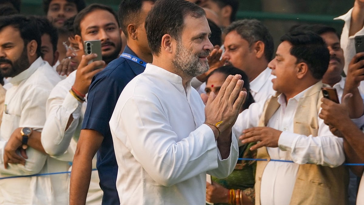 Congress leader Rahul Gandhi in New Delhi on 31 October (photo: PTI)