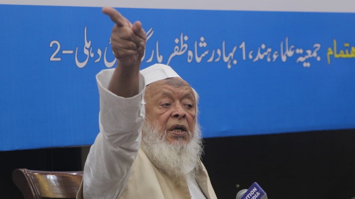 Jamiat president Maulana Arshad Madani 