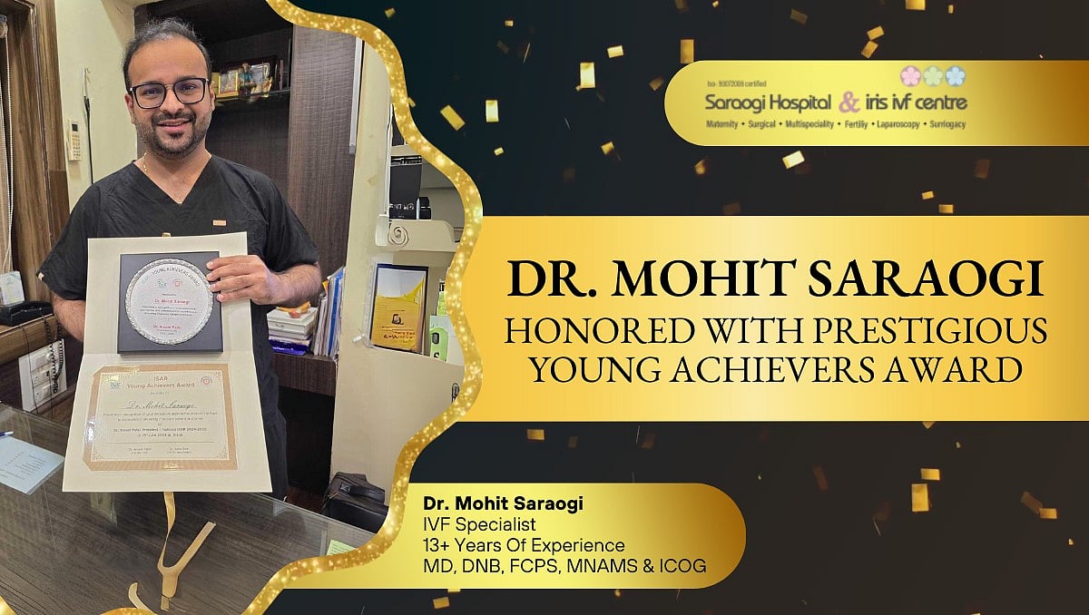Dr Mohit Saraogi honoured with prestigious Young Achievers Award
