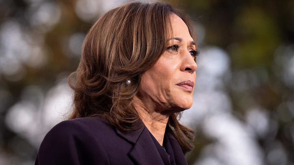 Vice-president Kamala Harris in Washington on 6 November (photo: PTI)