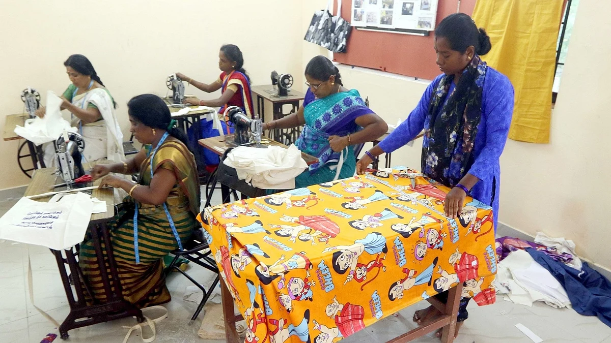 Representative image of women at a tailoring unit (photo: NH archives)