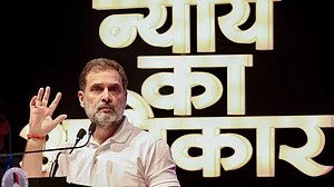 Rahul Gandhi accuses BJP of trying to snatch ‘Jal, Jungle, Jameen’ from tribals