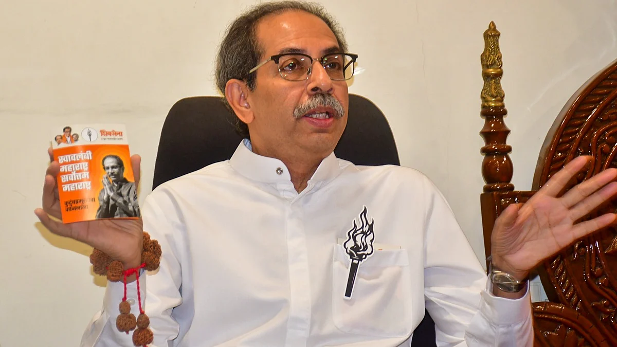 Shiv Sena (UBT) chief Uddhav Thackeray in Mumbai on 7 November (photo: PTI)