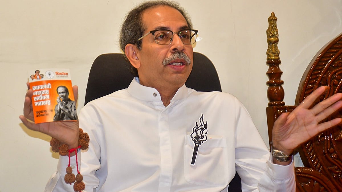 Shiv Sena (UBT) chief Uddhav Thackeray in Mumbai on 7 November (photo: PTI)