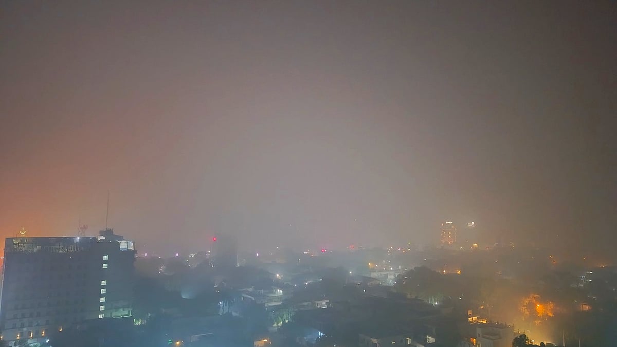 A view of Lahore on Thursday