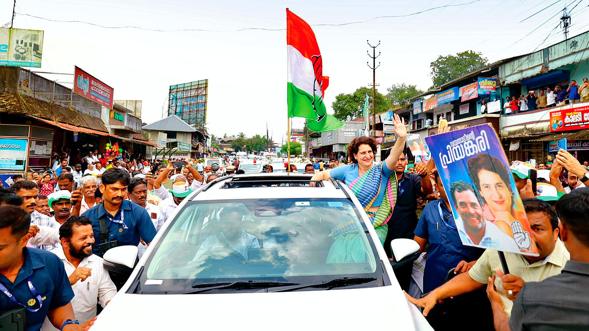 Priyanka Gandhi Vadra in Meenangadi, Wayanad