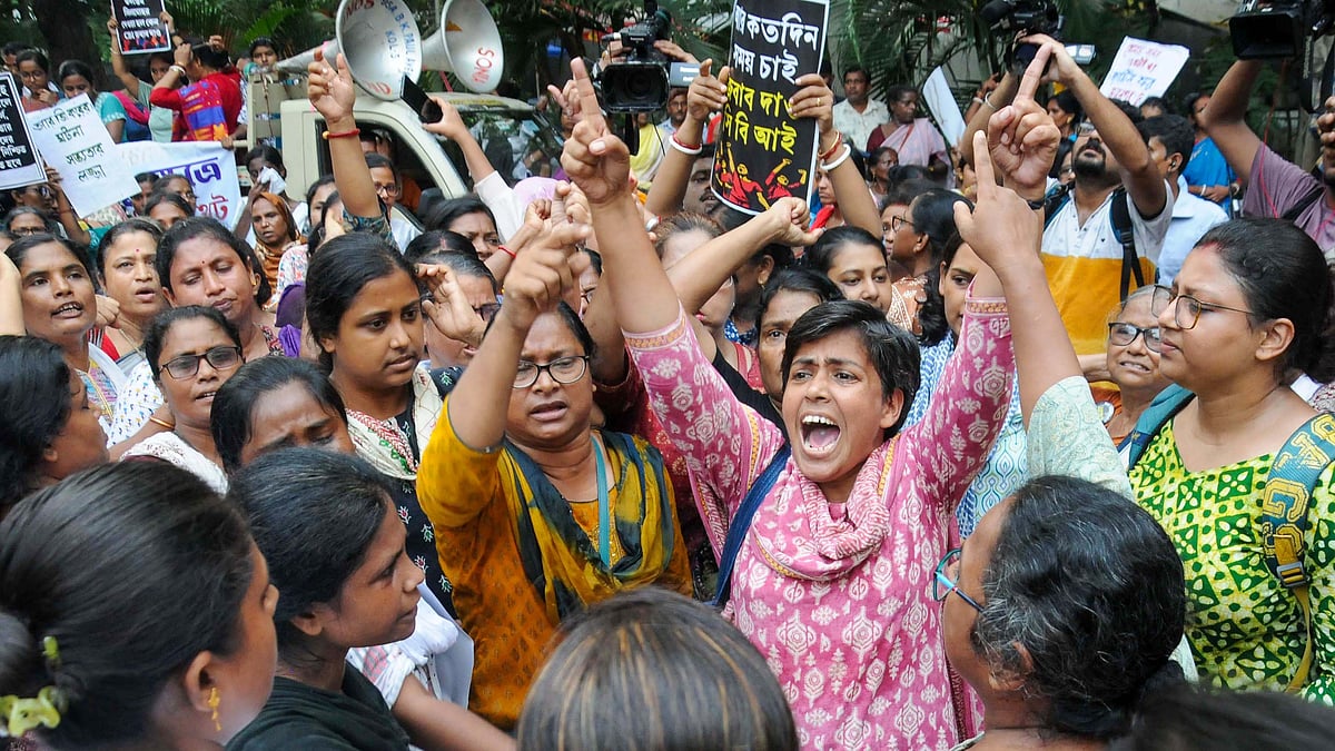 A protest rally in Salt Lake, Kolkata on 17 October (photo: IANS)