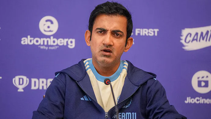 Gautam Gambhir lacked the usual fizz at his pre-departure press con in Mumbai