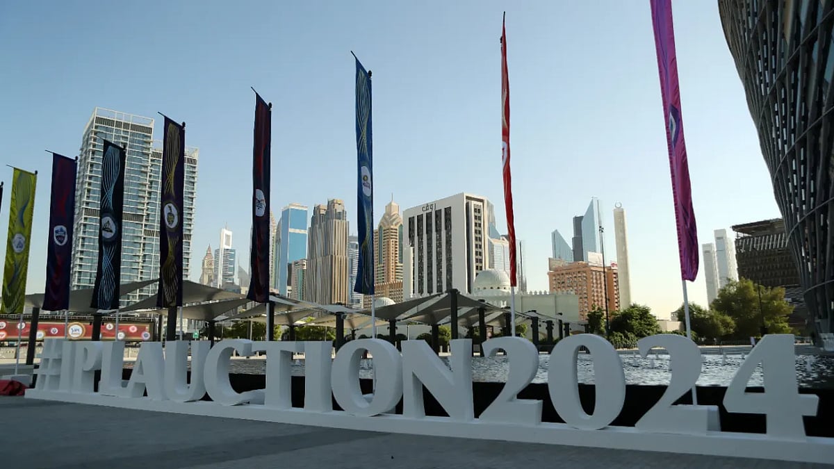 Coca-Cola Arena in Dubai dressed up for the mini auction last year