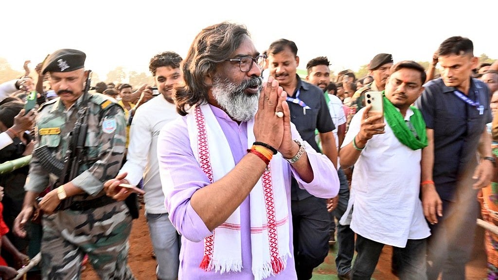 Hemant Soren (photo: @HemantSorenJMM/X)