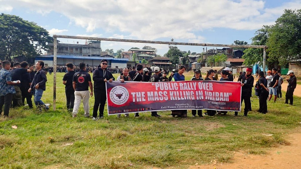 Manipur: Protests in hill areas demand justice for Jiribam gunfight victims