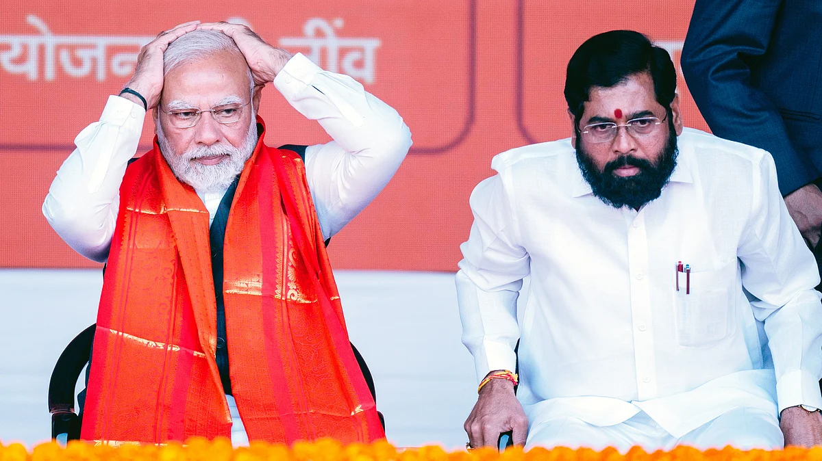 PM Narendra Modi with CM Eknath Shinde