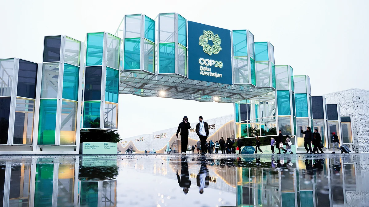 The COP29 venue in Baku, Azerbaijan