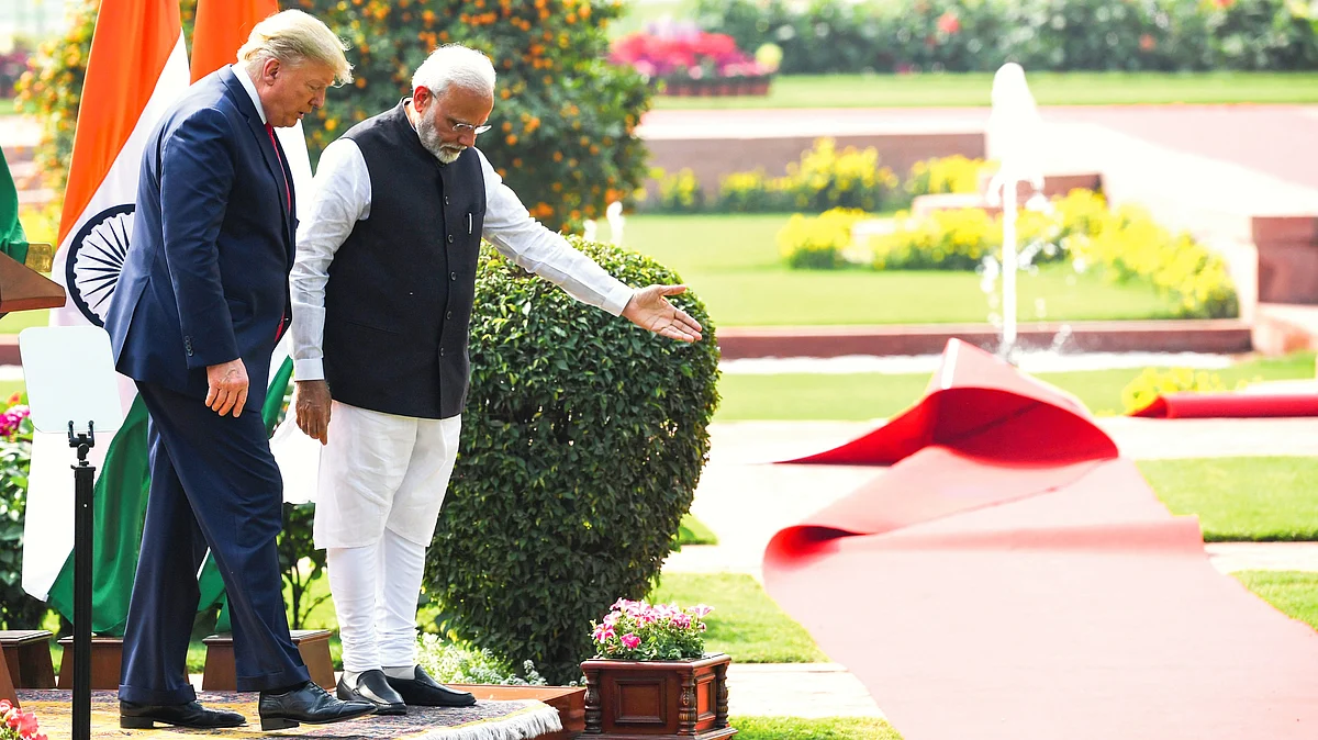 Donald Trump and Narendra Modi