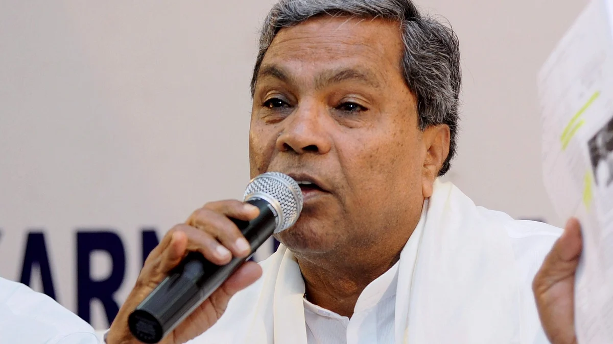 Karnataka chief minister Siddaramaiah (photo: PTI)
