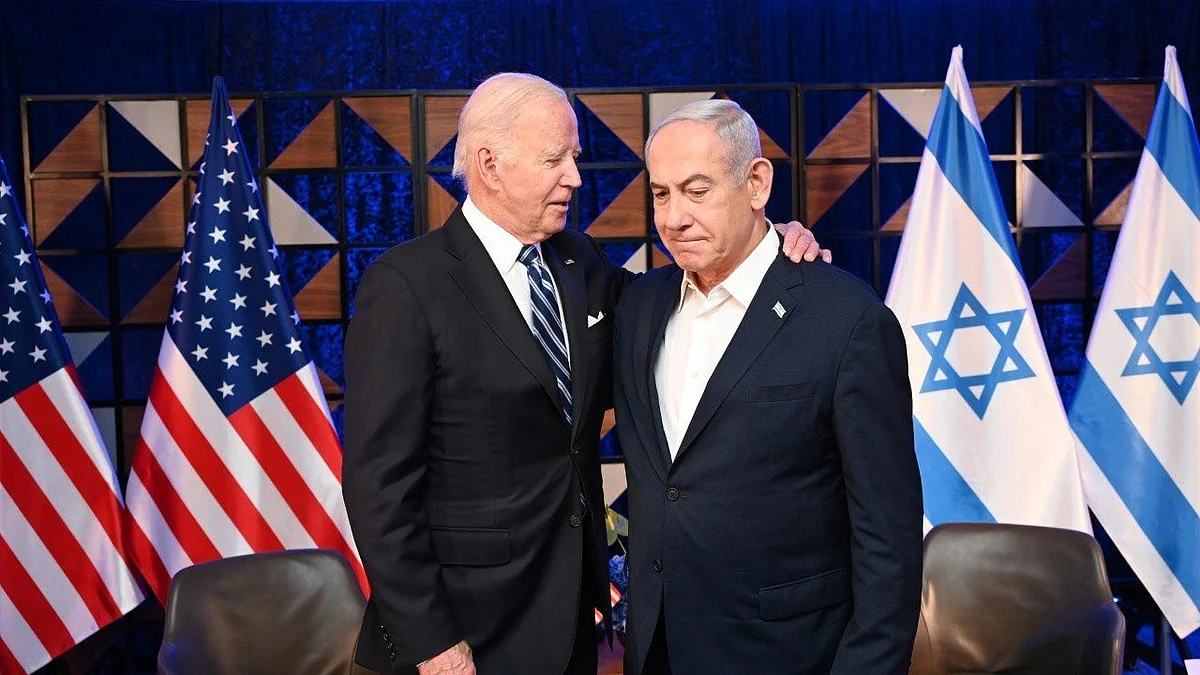File photo of Joe Biden (L) and Benjamin Netanyahu (photo: Getty Images)