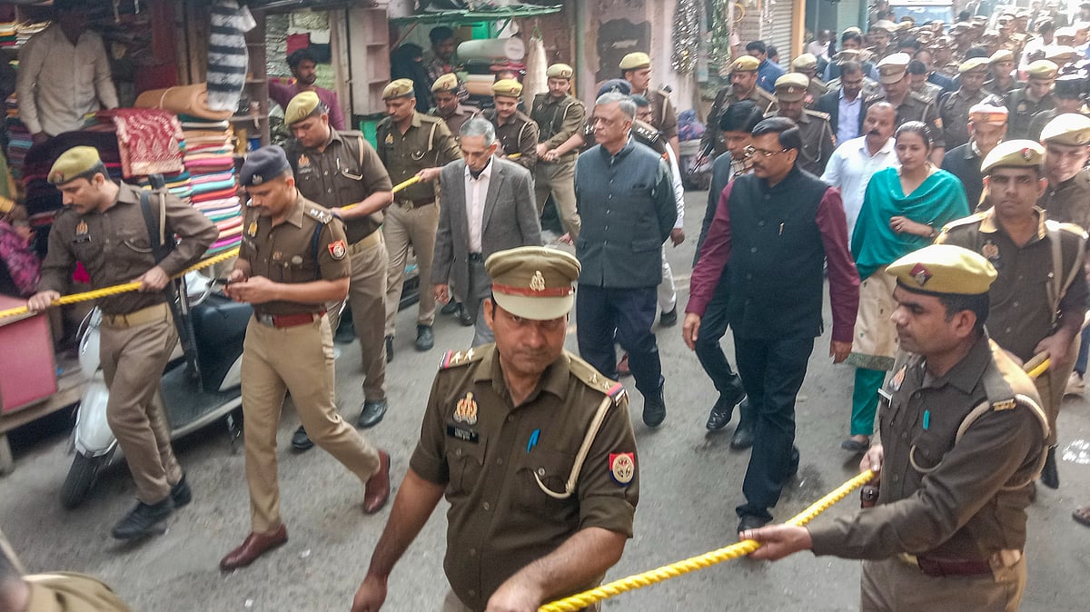 Judicial panel members visit Sambhal, inspect areas where violence broke out