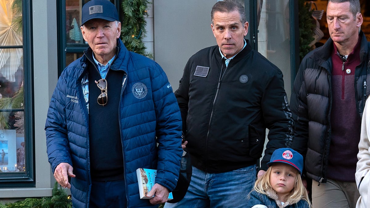 Joe Biden pardons his son Hunter, says charges politically motivated