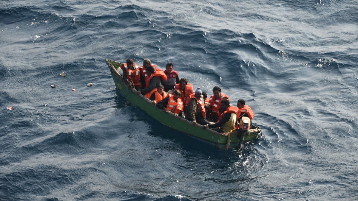 Pak agency helps Coast Guard rescue 12 crew members of sunk ship
