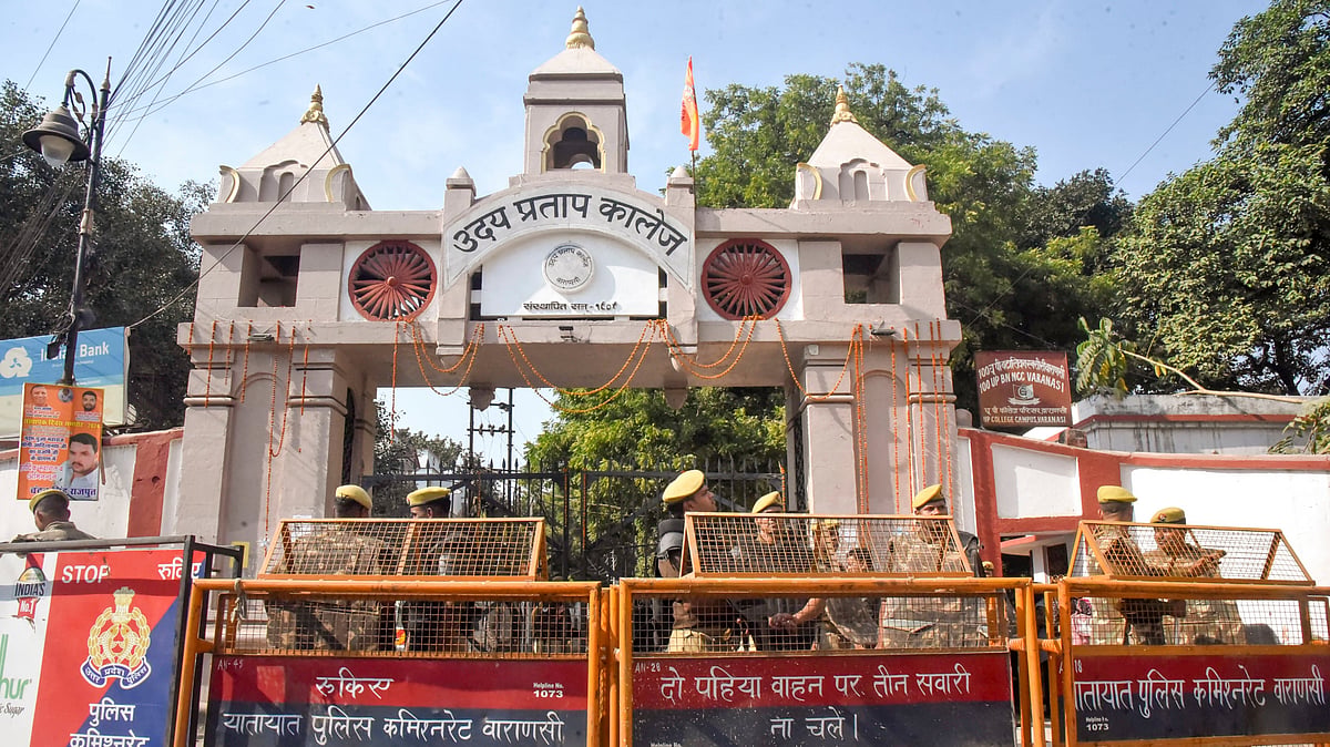 Ruckus at Varanasi college as students seek removal of mosque from campus