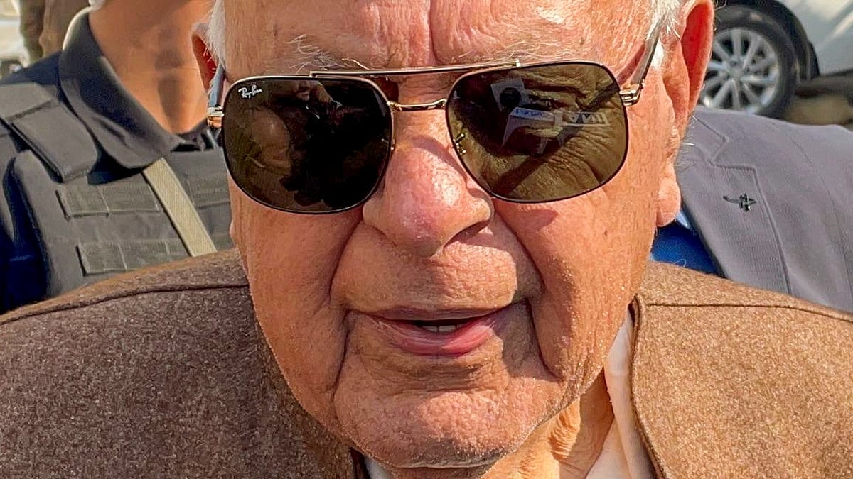 NC president Farooq Abdullah in Jammu on 7 December (photo: PTI)
