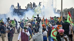 File photo of protest at Shambu border point