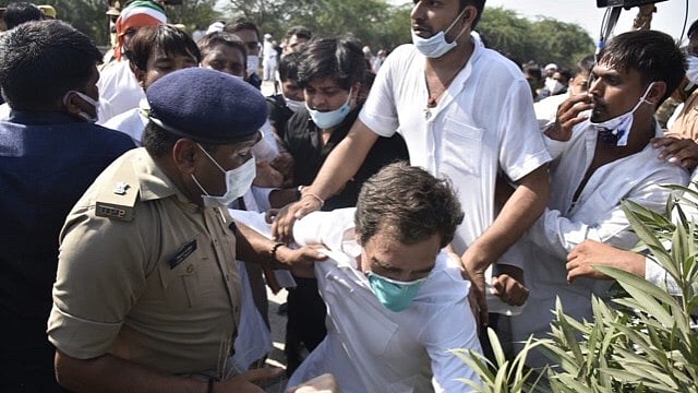 Rahul Gandhi meets family of 2020 Hathras victim