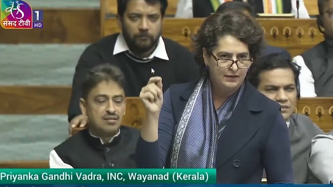 Constitution debate: Priyanka checks Modi govt on Sambhal, caste census, EVMs, Adani