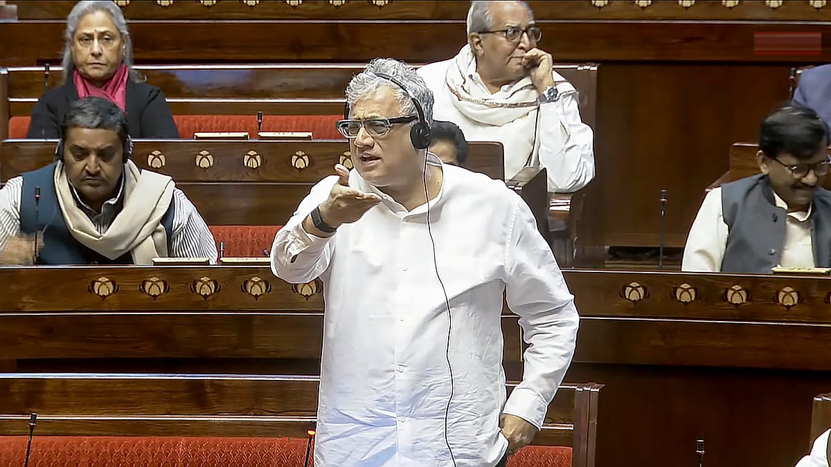 Derek O'Brien in the Rajya Sabha on 10 December (photo: PTI)