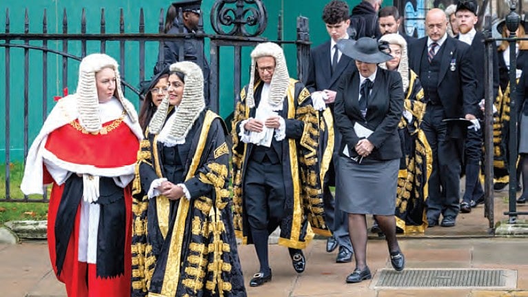 Lady chief justice Sue Carr and secretary of state for justice Shabana Mahmood (Photo: Getty Images)