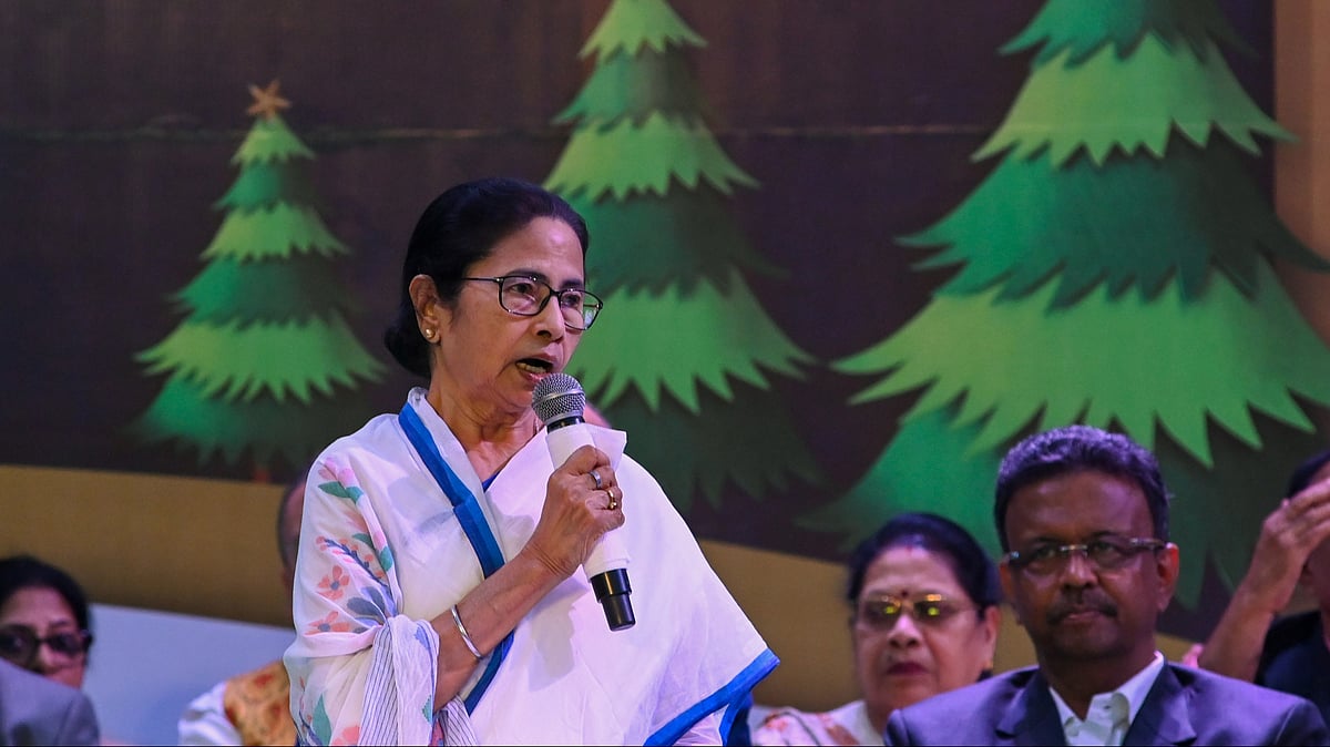 West Bengal CM Mamata Banerjee in Kolkata on 19 December (photo: PTI)