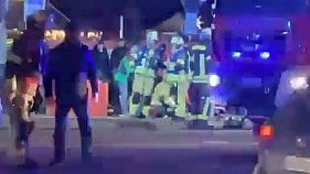 Police investigate the incident in Magdeburg (photo: IANS)