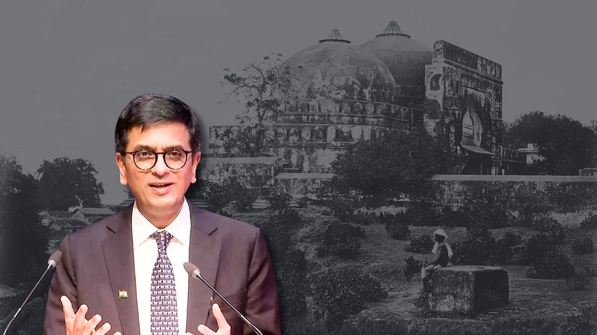 Former CJI D.Y Chandrachud finally said what he really thought of the Babri Masjid case, vs what he ruled