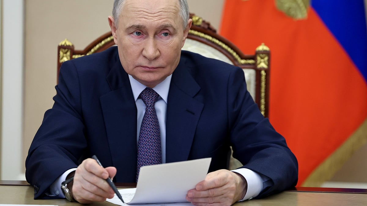 Vladimir Putin in Moscow on 22 December (photo: PTI)