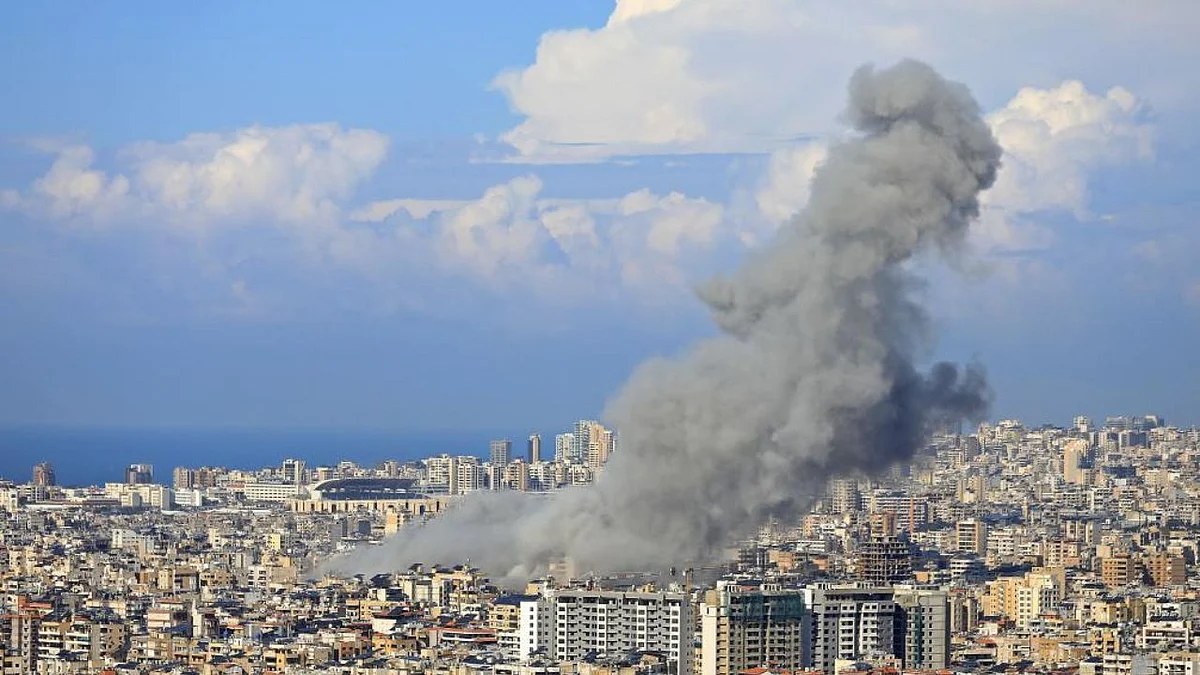 Representative image of Israeli airstrike (photo: IANS)
