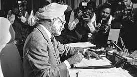 In B&W to match a personality that shunned a technicolour spotlight, Manmohan Singh