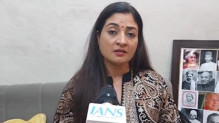 Alka Lamba, Congress candidate from Delhi's Kalkaji constituency (photo: IANS)