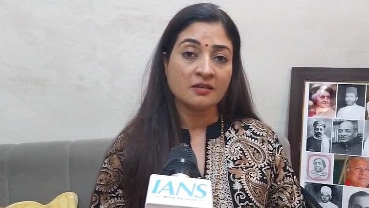 Alka Lamba, Congress candidate from Delhi's Kalkaji constituency (photo: IANS)