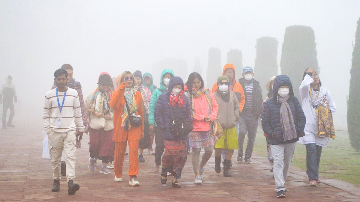 A foggy morning in Delhi on 4 January (photo: PTI) 